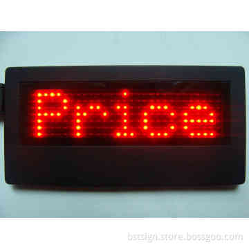 Red Color LED Name Badge (BST729TSR)